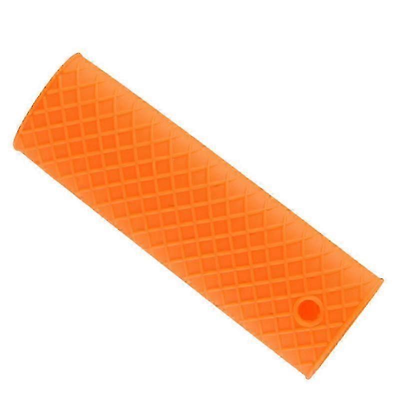 Durable Silicone Pan Handles Non-Slip Frying Pan Cookware Handles (orange) - 2 Pieces