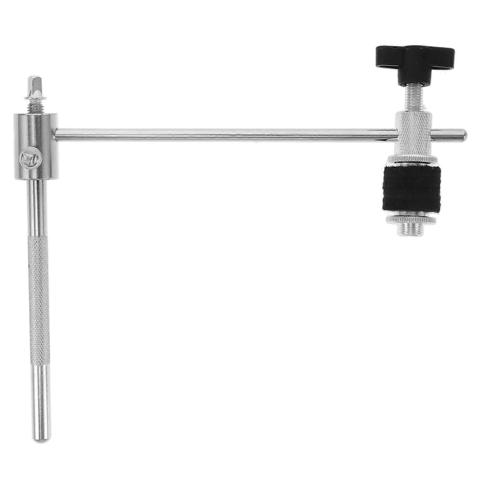 Adjustable Cowbell Mount Clamp with Extended Cymbal Support Arm Durable Percussion Accessory for Drum Kits