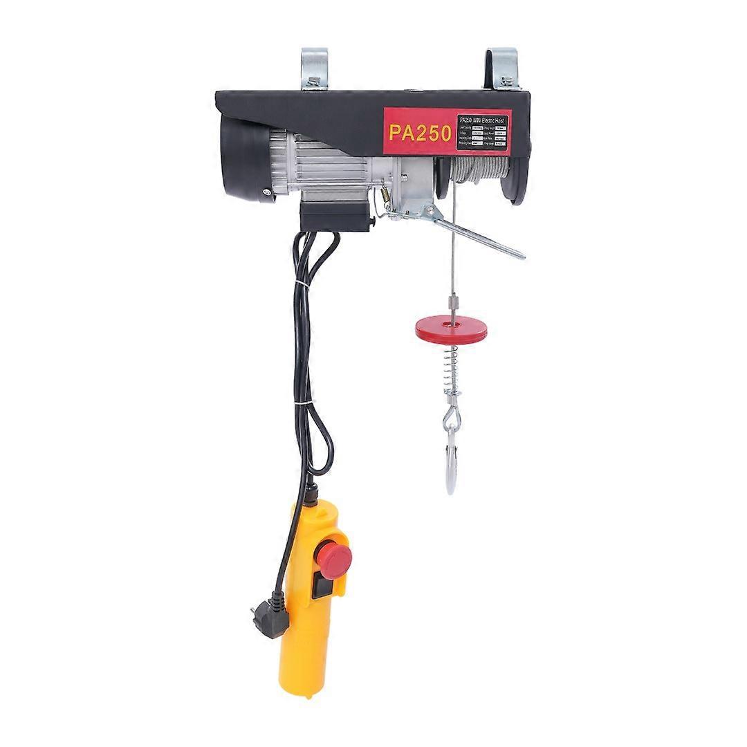 550W/1050W 250kg/500kg Electric Hoist with Emergency Stop Remote Control and 18m Cable for Regular or Irregular-shaped Things