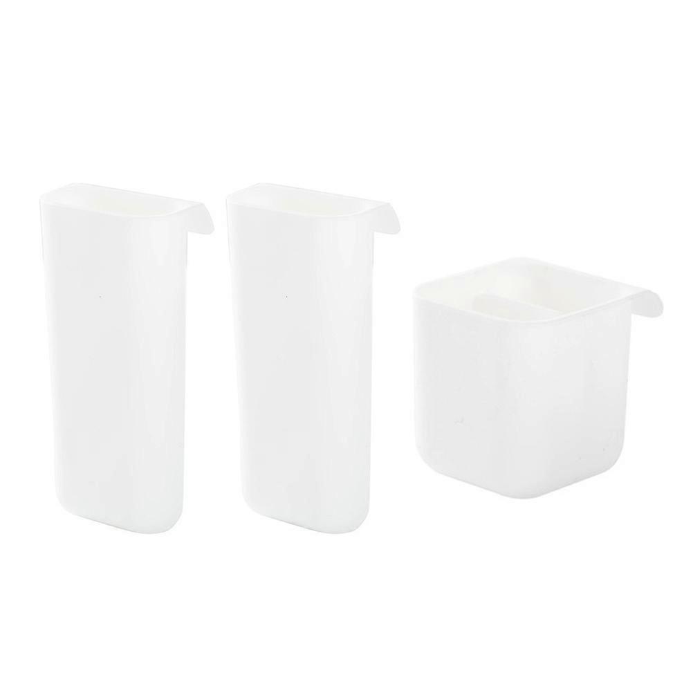 Office Desk Accessories MultiFunction Pen Holders Rectangular Shape Storage Function For Office Dormitory 3Pcs