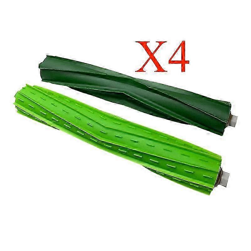 4 Pack Multi-surface Brush Rollers Compatible with i7/i8+/e5/e6/e7 Robotic Vacuums