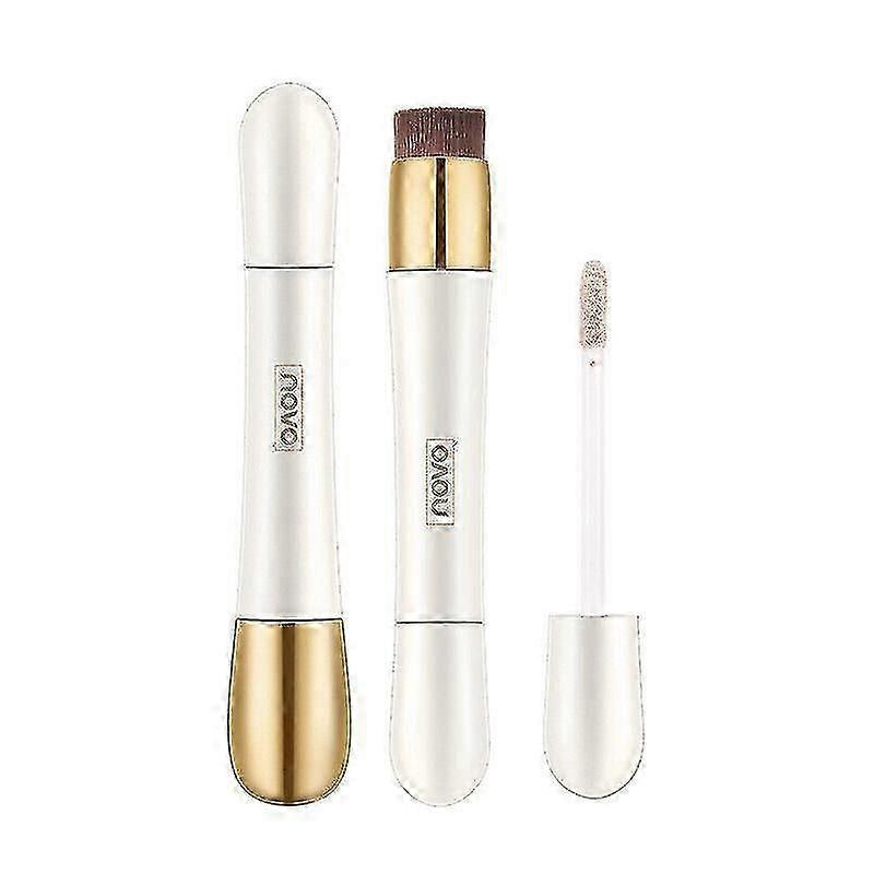 2 In 1 Foundation Anti-wrinkle Concealer, Foundation Stick With Built-in Brush
