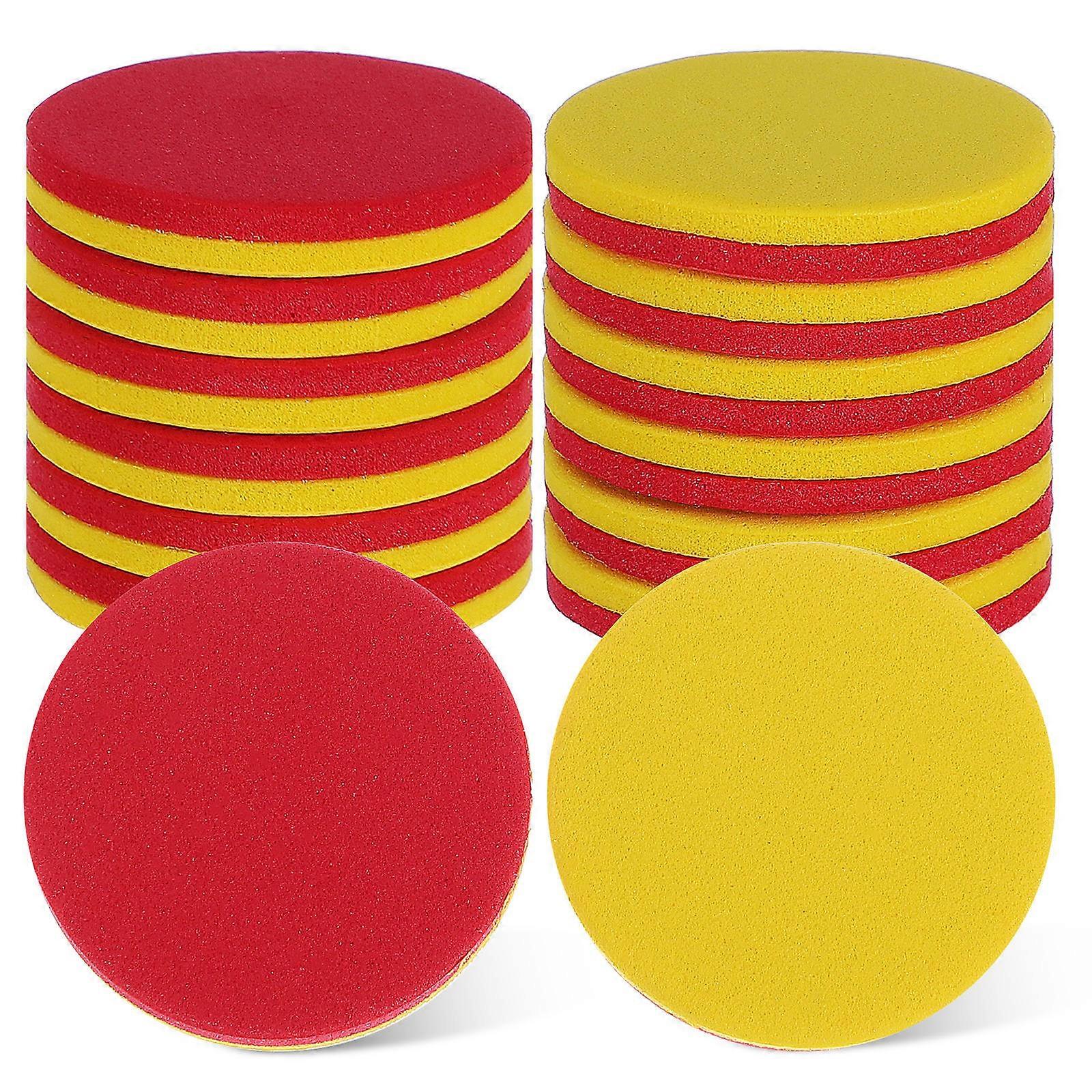 100 Pcs Colorful EVA Math Counters Foam Counting Chips Educational Manipulatives for Early Learning & Math Practice