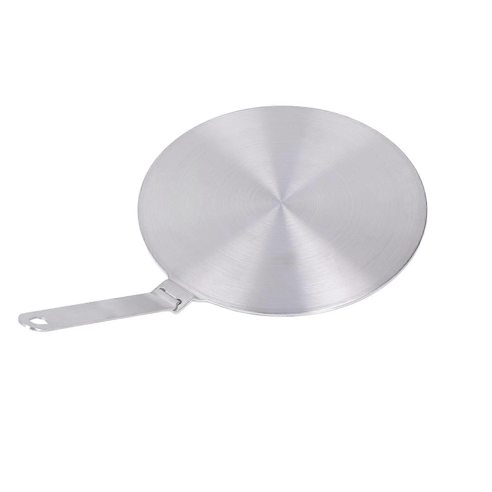 Heat Diffuser for Induction Hob, Stainless Steel Plate with Handle, 22cm Sealing Ring Mat for Kitchen Cooking