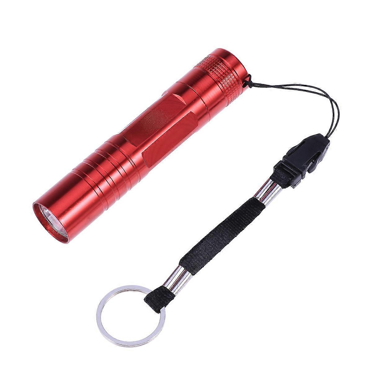Portable Red Flashlight Led Pocket Torch Waterproof For Walking Hiking And Climbing 20X1 80X1 80CM Impact Resistant 1Pack