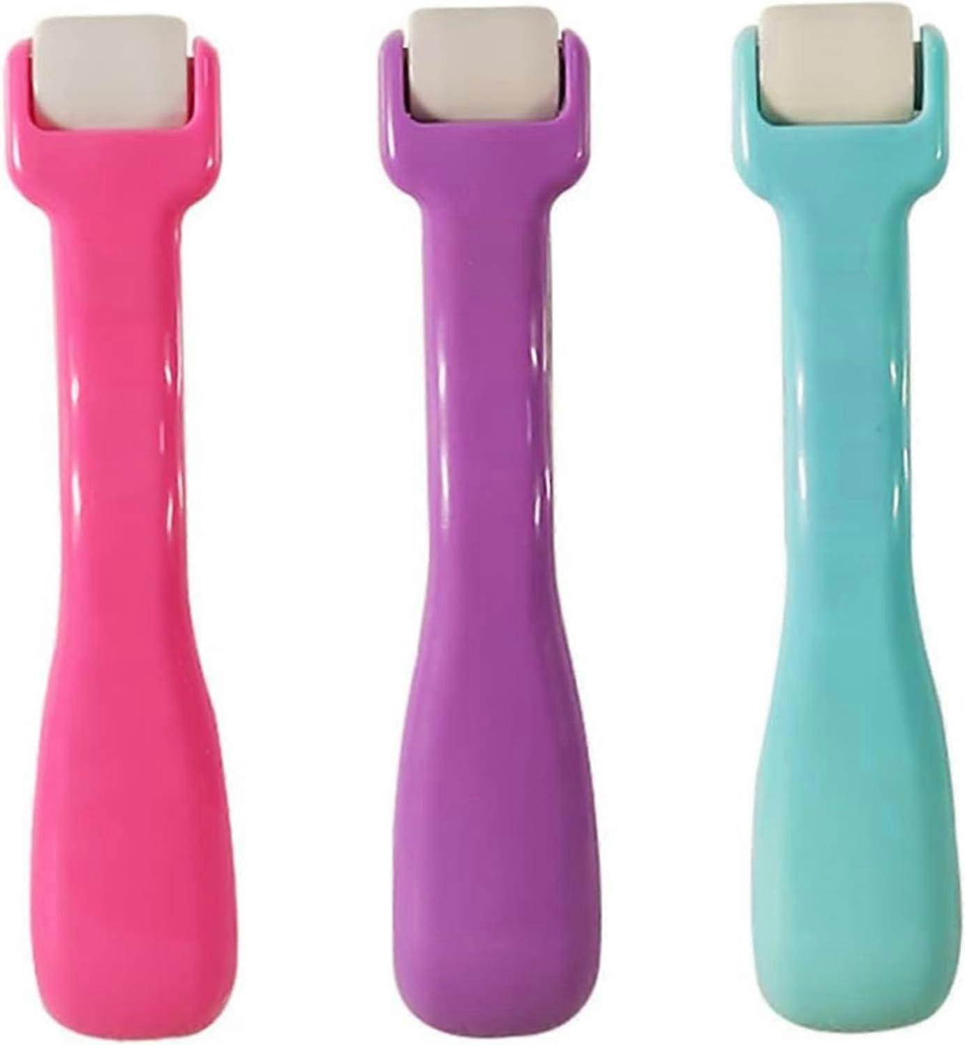 3 Pieces Plastic Sewing Rollers, Small Portable Sewing Rollers