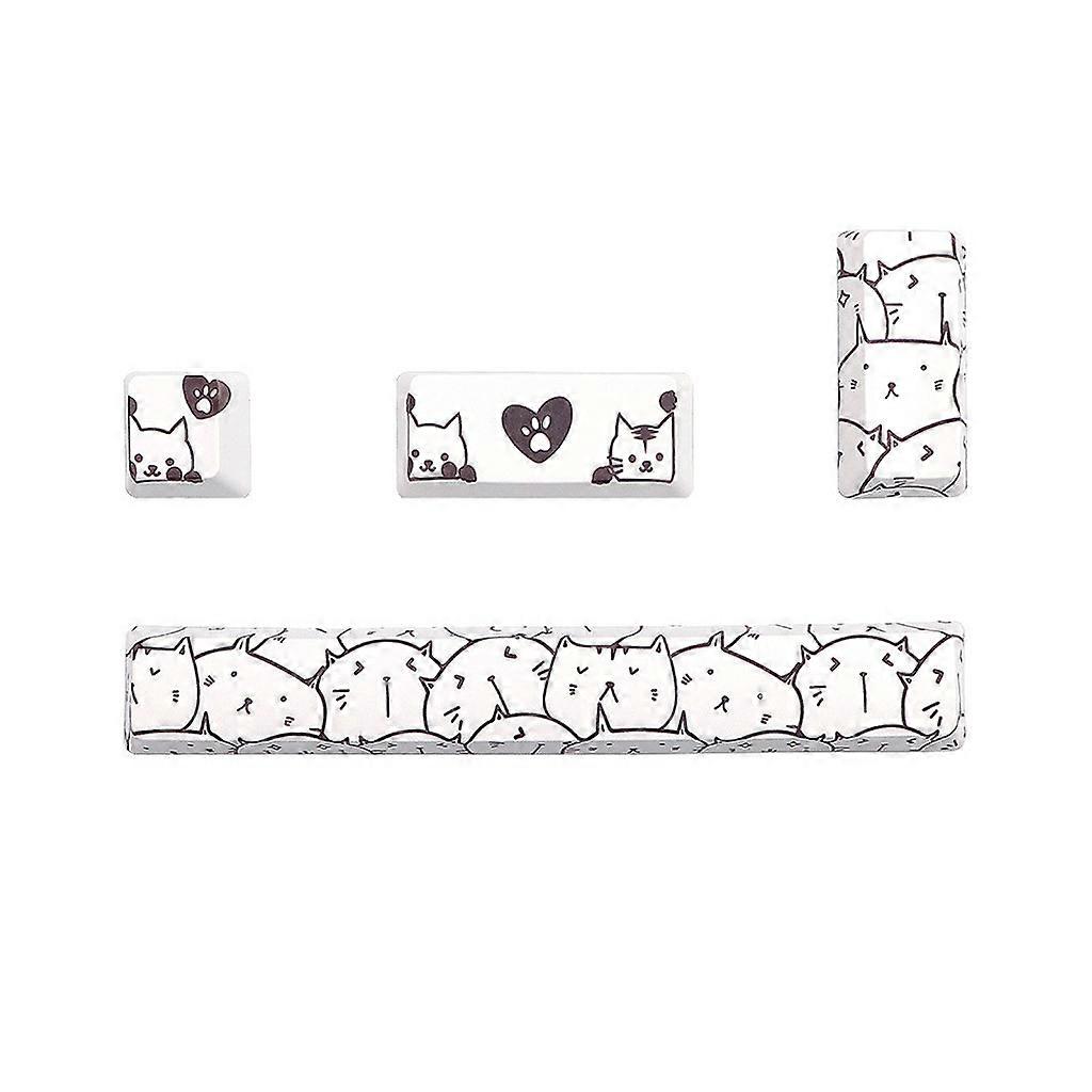 4 Keycap Set Custom Keycaps 6.25U Five Sides 4 keys Dye-sub Space+ESC+Enter+Numpad Enter