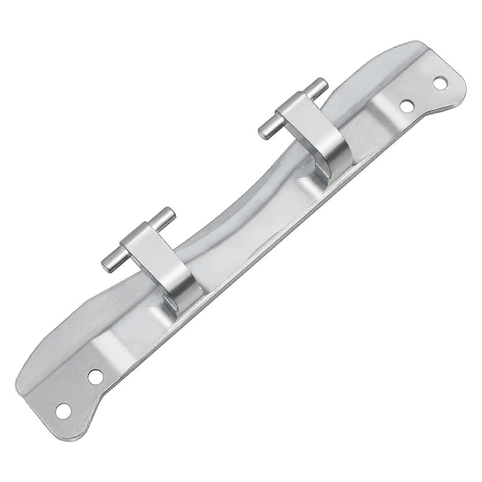 Front Load Washing Machine Dryer Door Hinge Replacement, Silver Metal