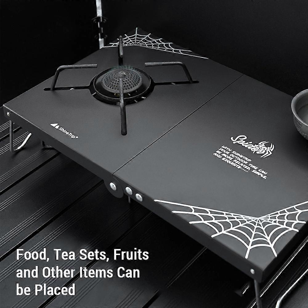 Outdoor Folding Stove Table Barbecue Table Backpacking Table Collapsible Camping Table
