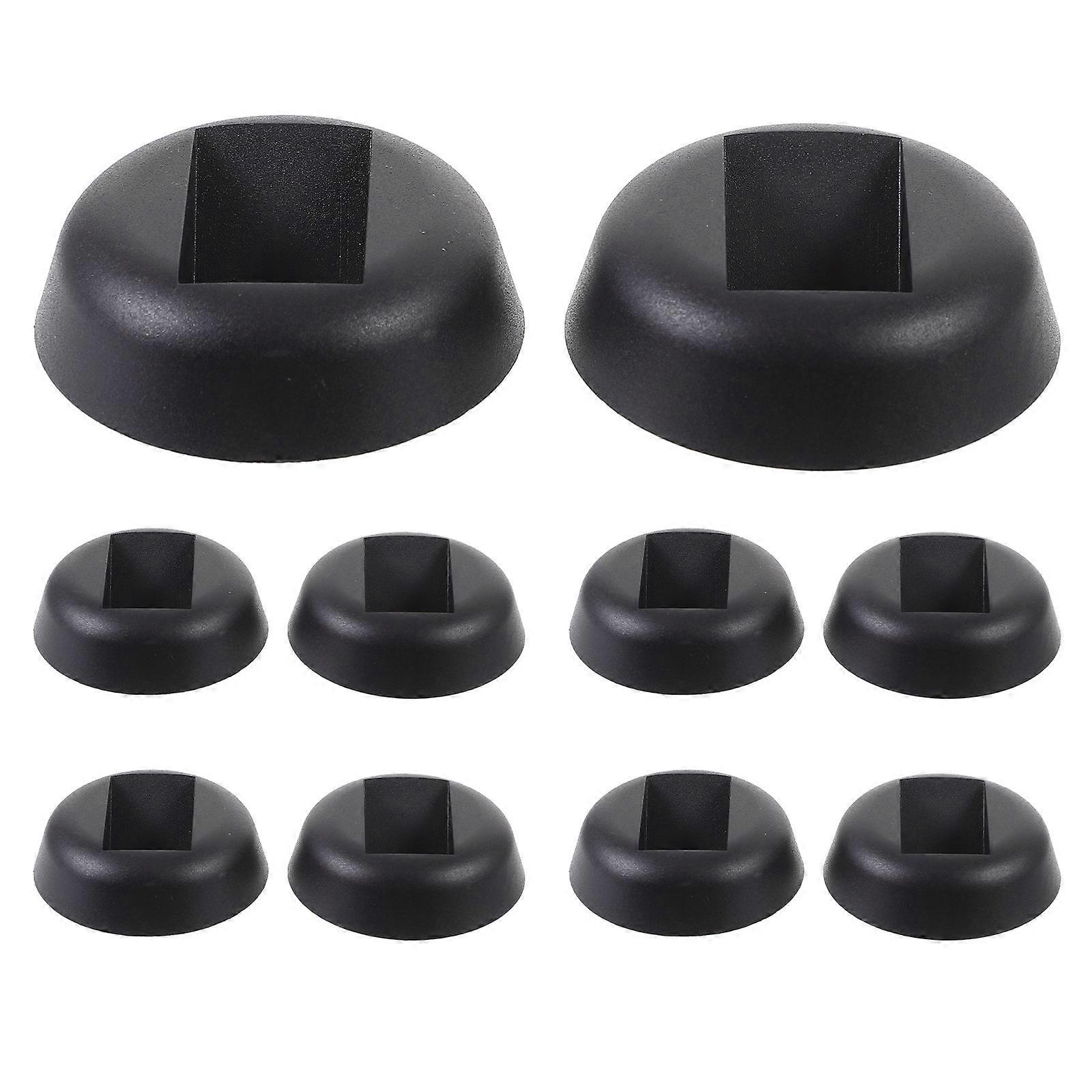 Frame Display Bases Jewelry Stand Bases Retailers 2.1X2.1X0.6in Transparent Frame Display Holder 10Pcs