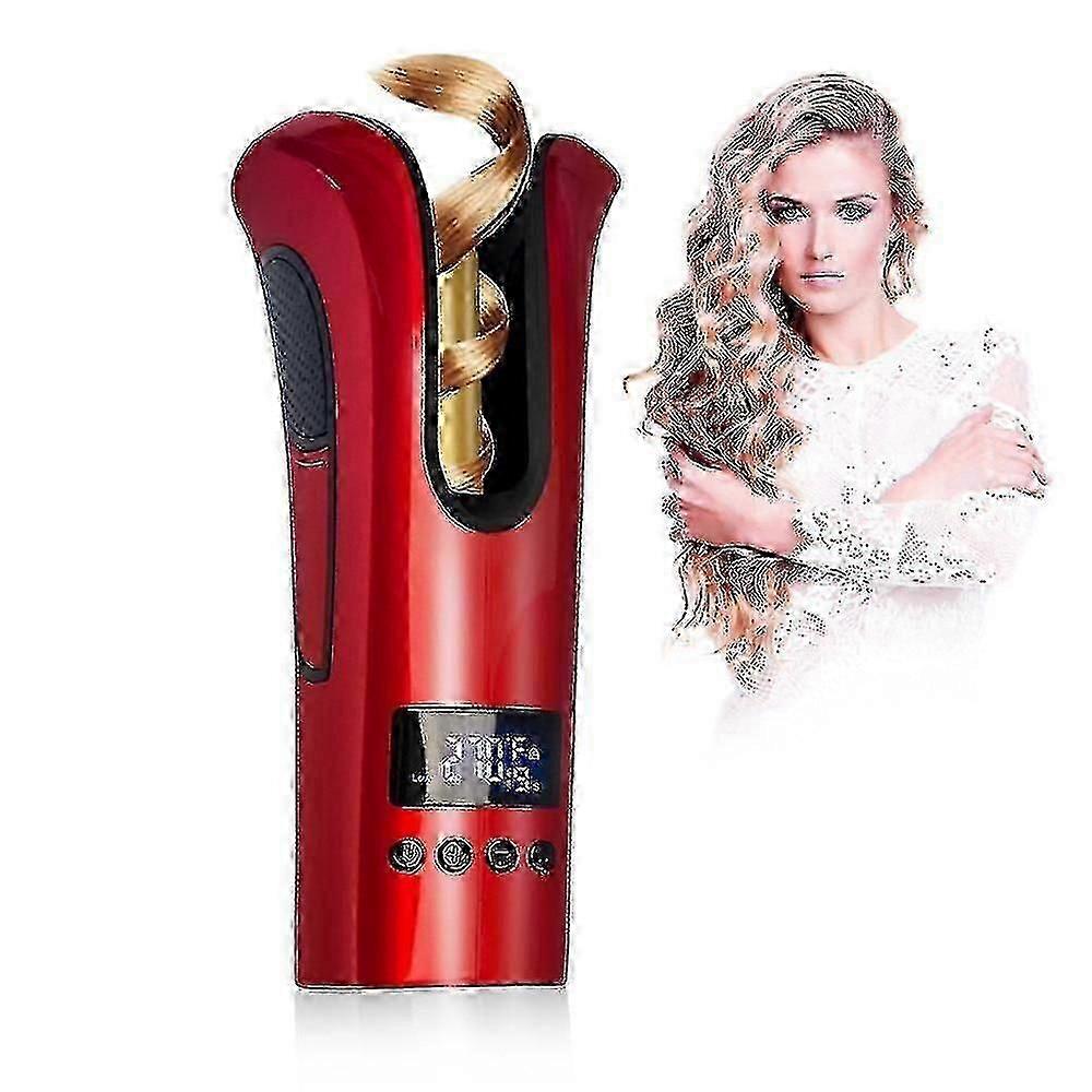 Automatic Titanium Curling Wand with Ceramic Barrel for Effortless, Salon-Quality Curls