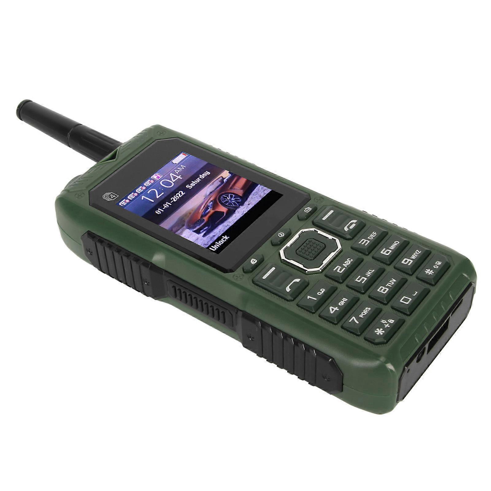 ロック解除済みシニア向け携帯電話 2G レトロ 4カード 4スタンバイ 2400mAhバッテリー 大型ボタン アンテナ付き 高齢者向け キッズ向け