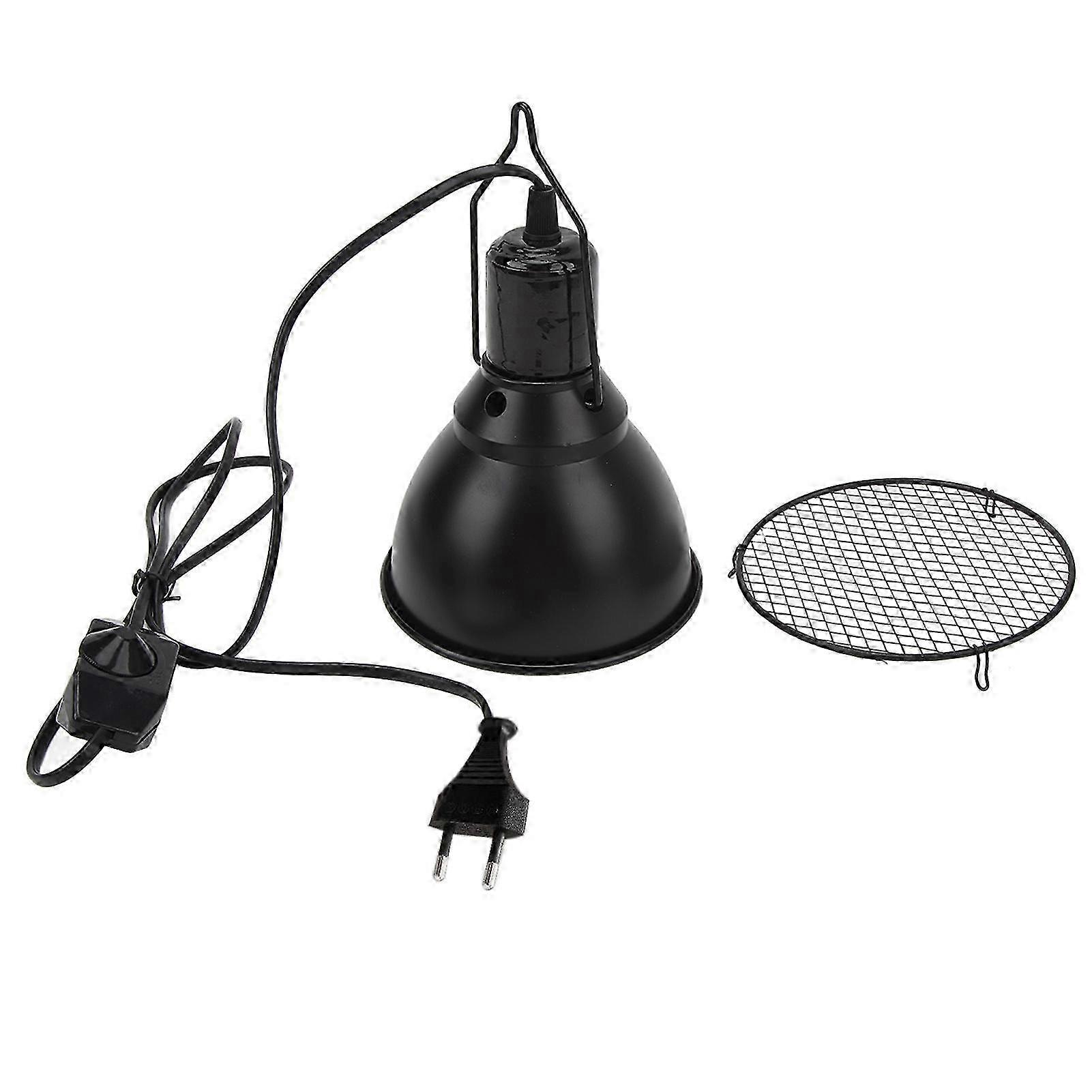 Reptile Light Fixture Simulation Lighting E27 Socket for UVA UVB Bulb Basking Heat Bulb EU Plug 250V