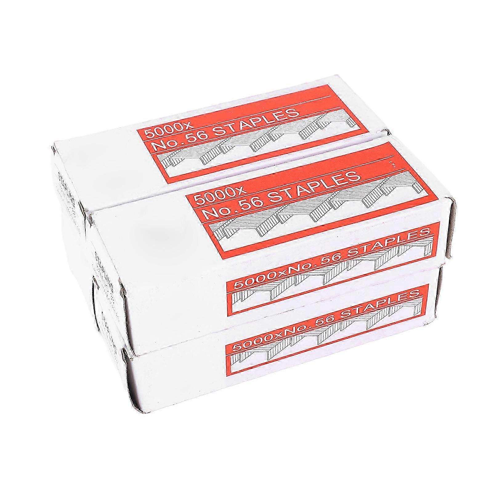 4 Boxes 26/6 Staples 5000Pcs Per Box Jam-Free Stapling Smoothing Chisel Point Office Staples for Desktop Staplers