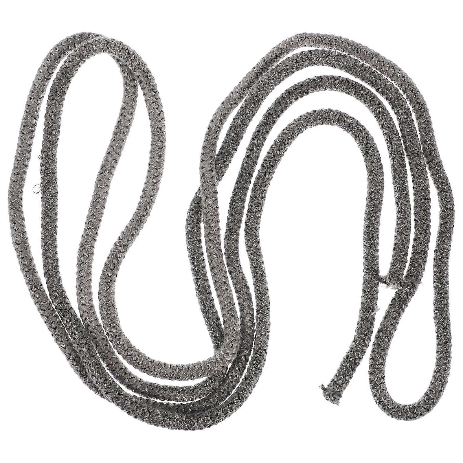 Wood Stove Door Gasket Seal Fiberglass Rope High Temperature Resistance Easy Installation Multi Purpose Sealing for Stoves and Fireplaces