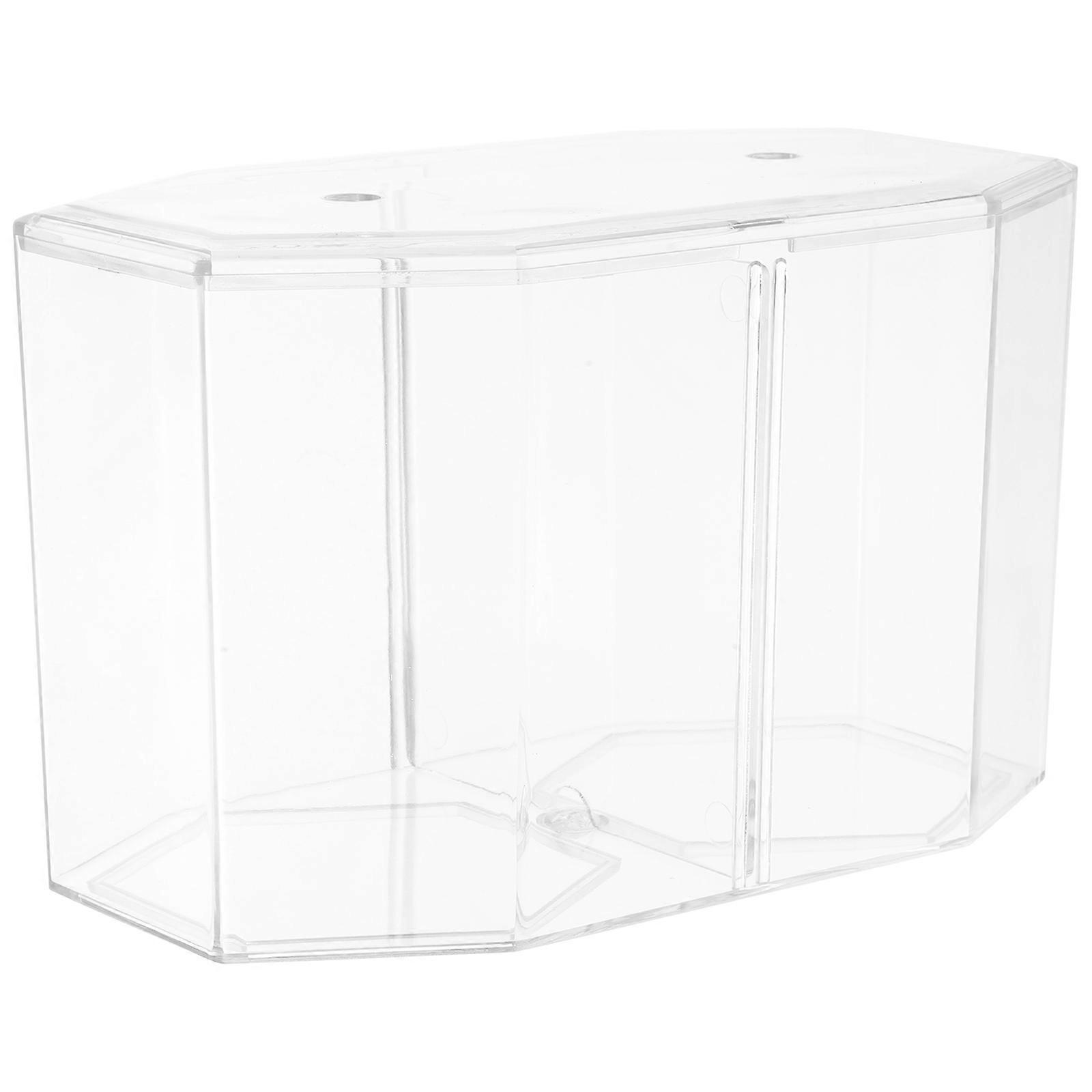Transparent Fish Breeding Tank with Divider Isolation Box for Fry and Betta – Safe, Smooth Surface Aquarium Accessory for Separation, Spawning, Easy
