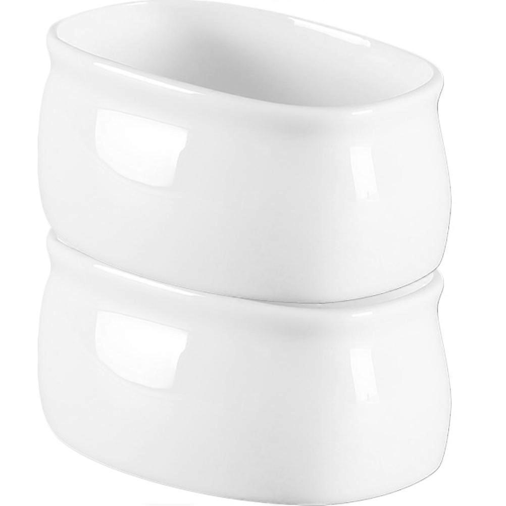 Cube Sugar Jars Ceramic Canisters Jar Tableware Easy to Clean 2Pcs