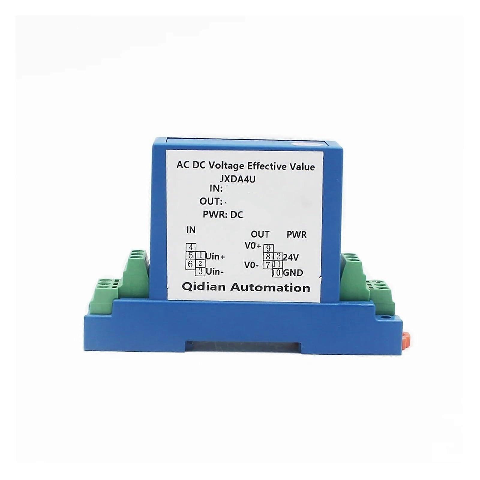 DC12V Power Supply 420mA Output AC DC Voltage Transmitter 50V1000V Sensor 60x120mm