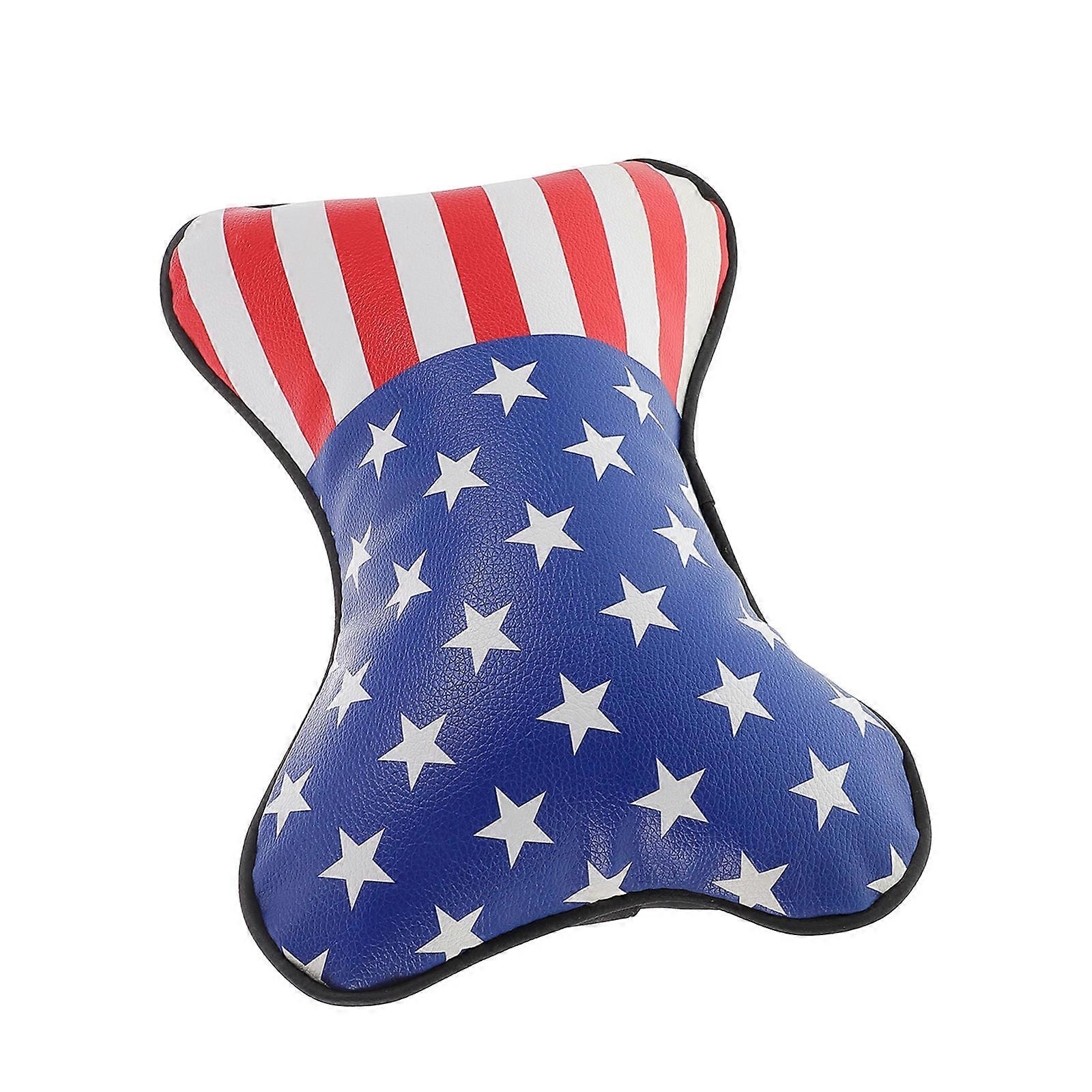 Car Headrest Pillow Neck Cushion with Unique Pattern, Comfortable PP Cotton for Travel and Driving
