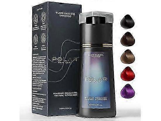 Polar Instant Colour Shampoo - Natural Grey Coverage for Women & Men