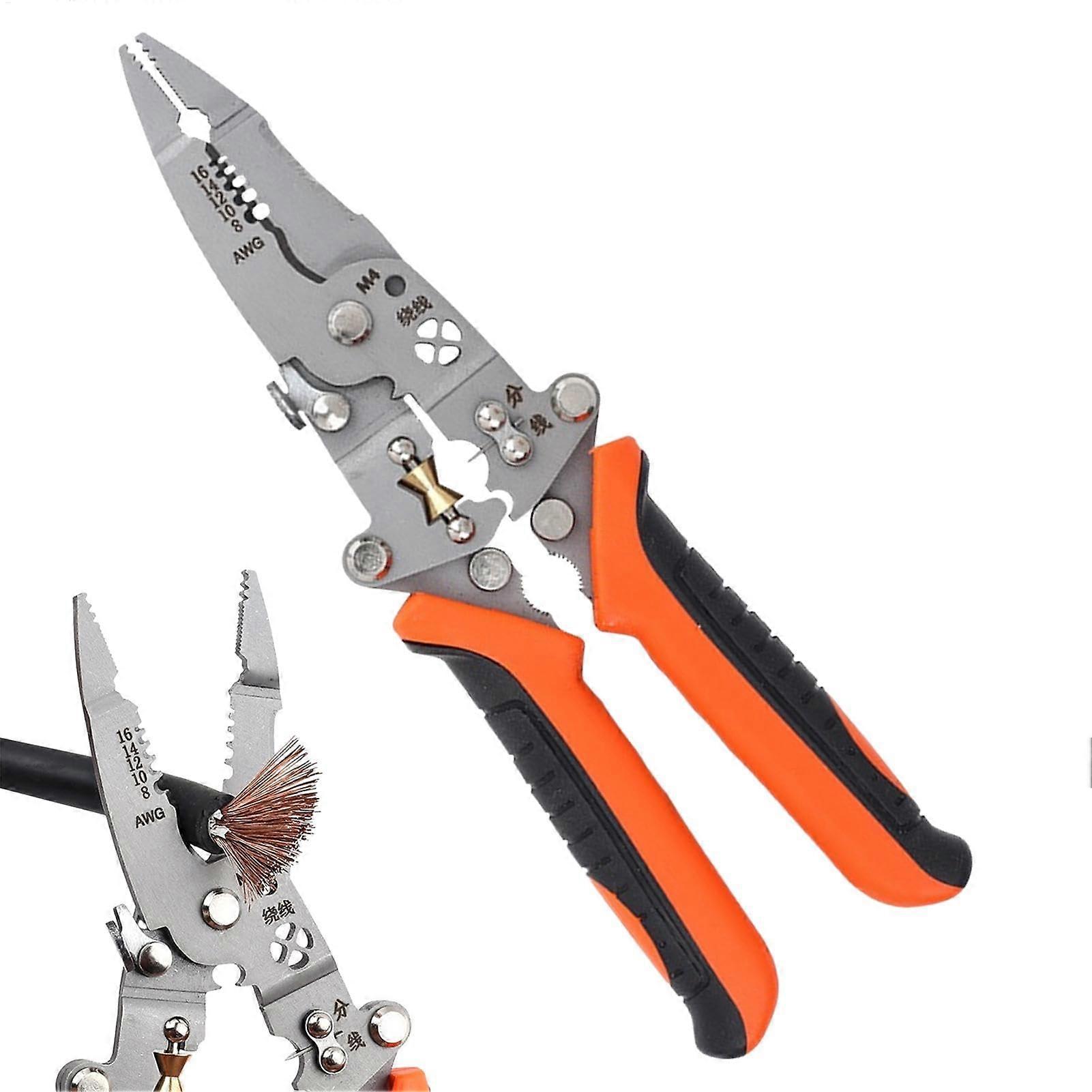 Wire Stripper Tool Precision Wire Stripper, Versatile Cutting Tool Portable Ergonomic Wire Stripper