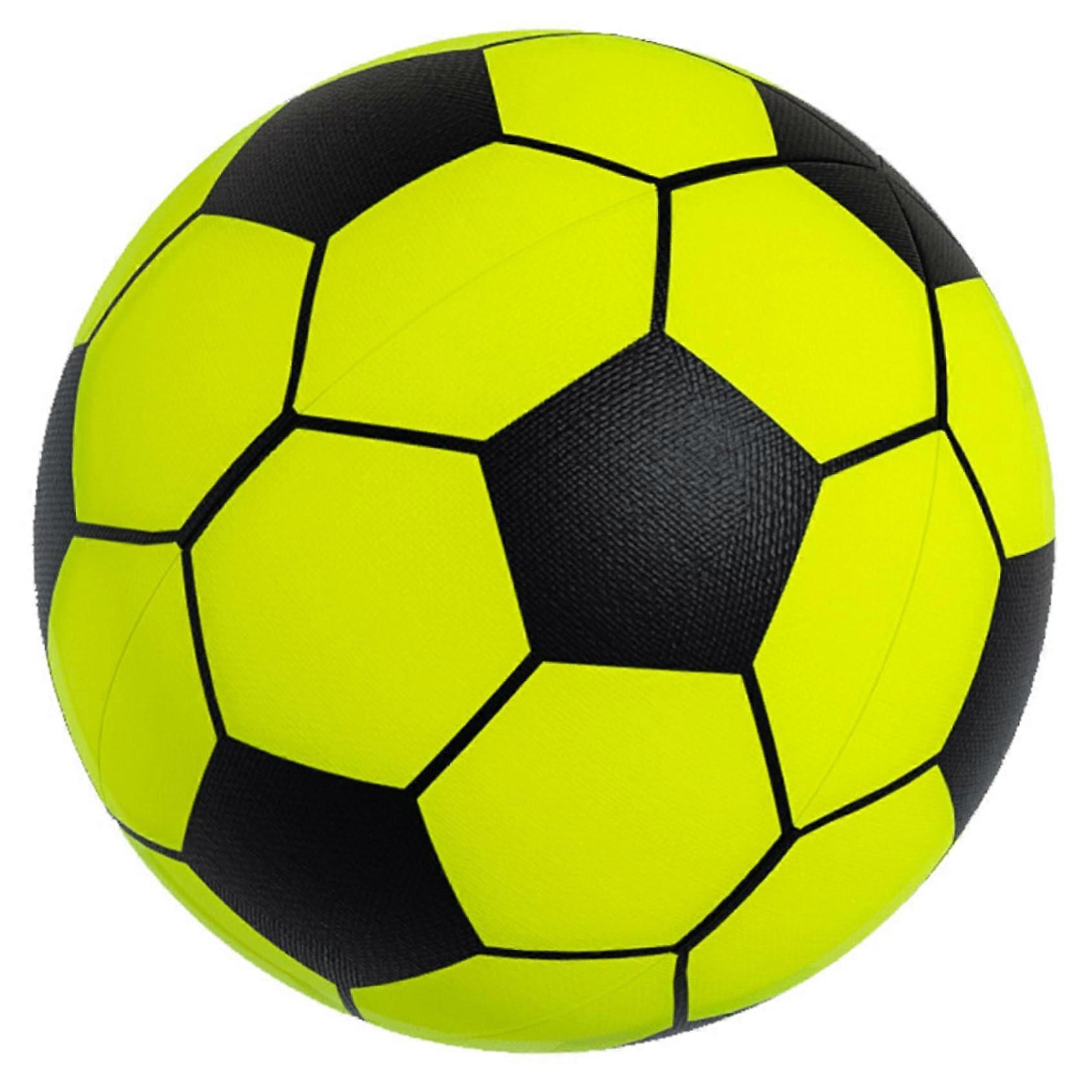 Size 5 PU Foam Soccer Ball for Kids - Soft Noise Reducing Football with Shock Absorption for Training and Play