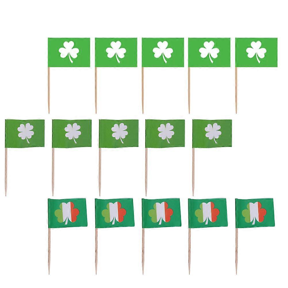 St Patricks Day Party Favors Toothpicks Flag St Patrick's Day Theme 300Pcs