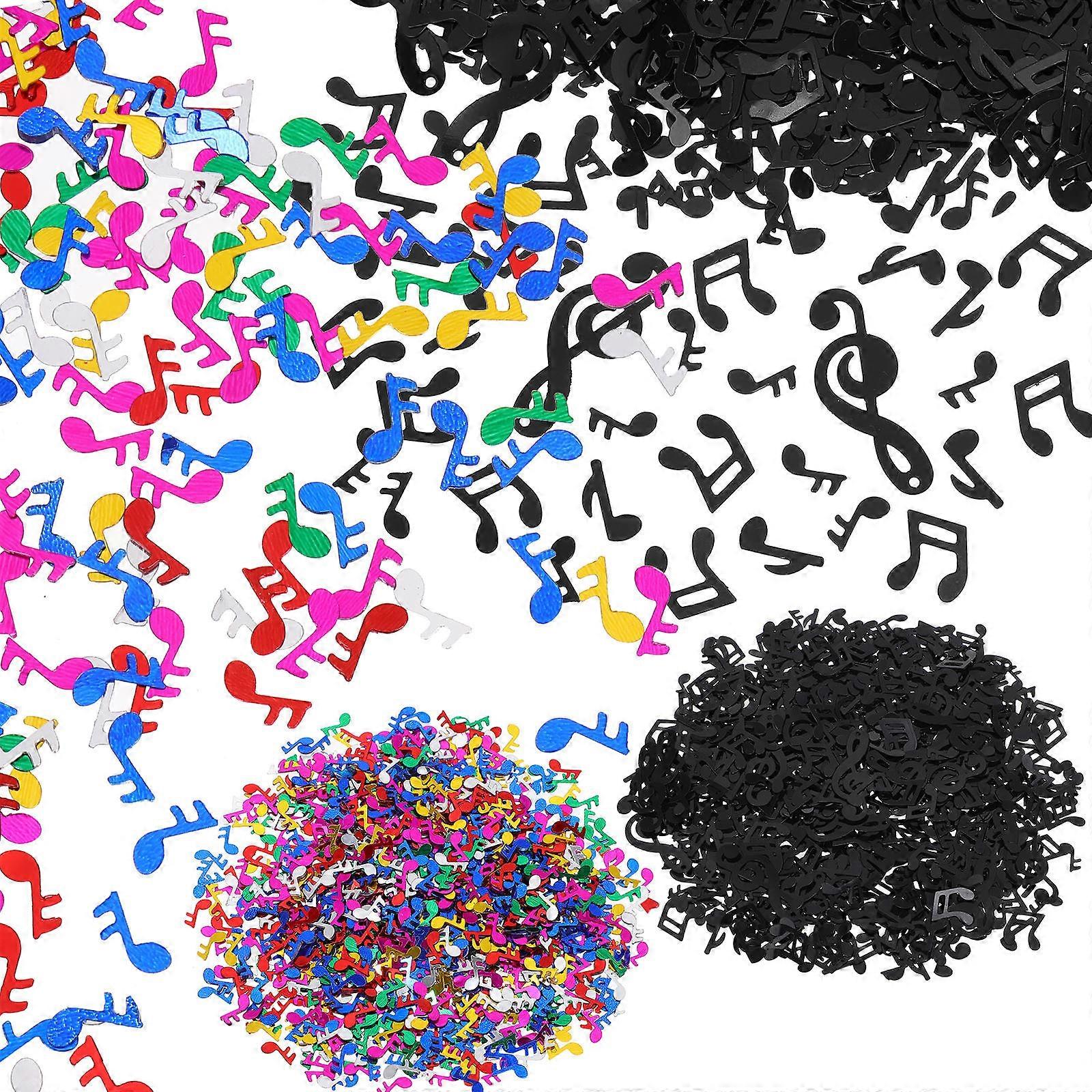 Small Confetti Musical Notes Cake Decoration Balloon Filler Elegant Paper For Event Planners 8 Sets