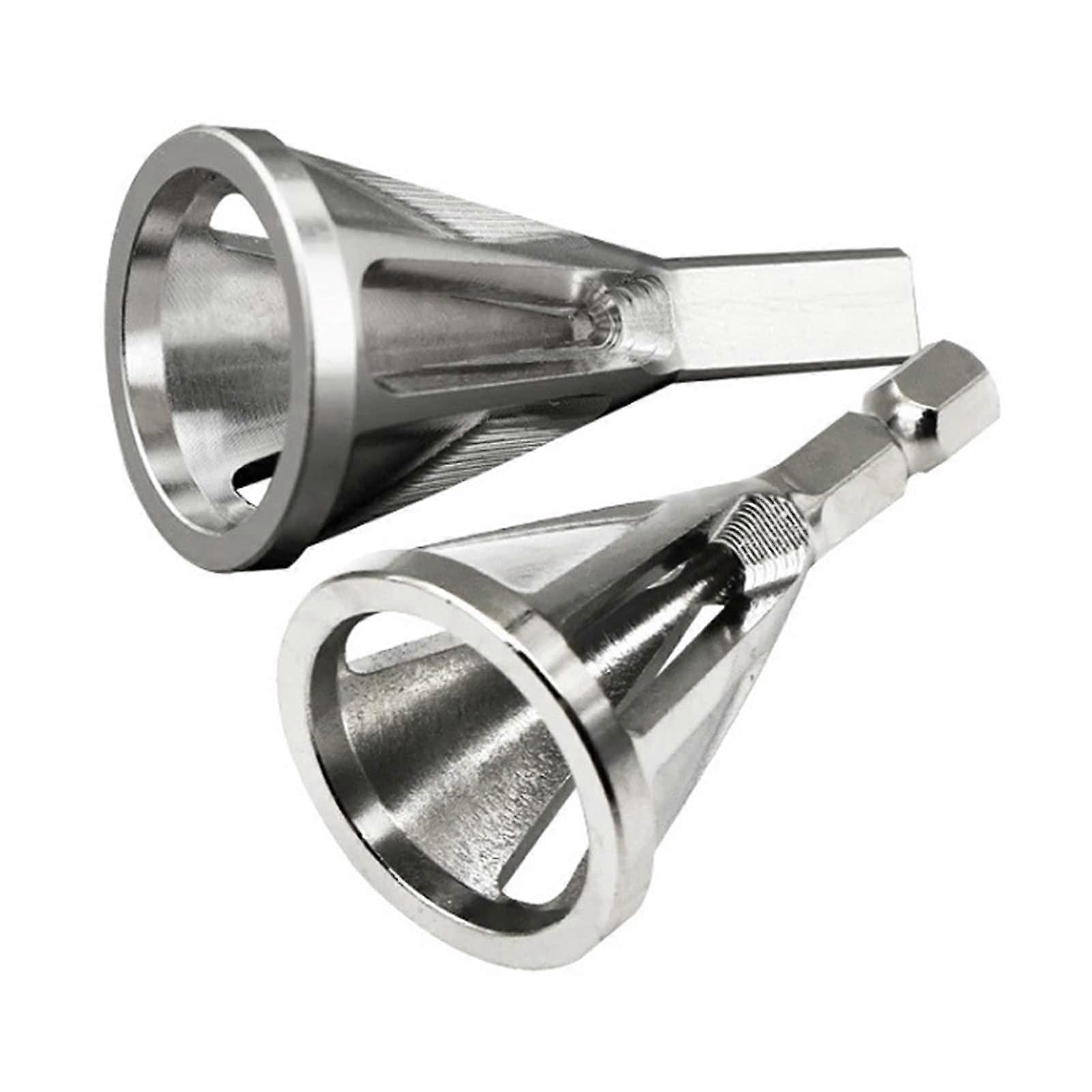 Deburring External Chamfering Tool for Drill 832 Screws Practical 6 Silver Triangle