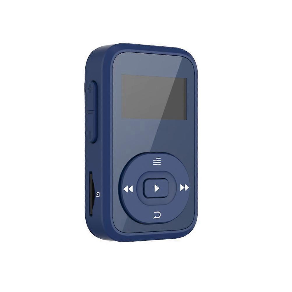 Clip On Portable Mini Player MP3 Player Everyday Use Photo Viewing Blue 1Pack