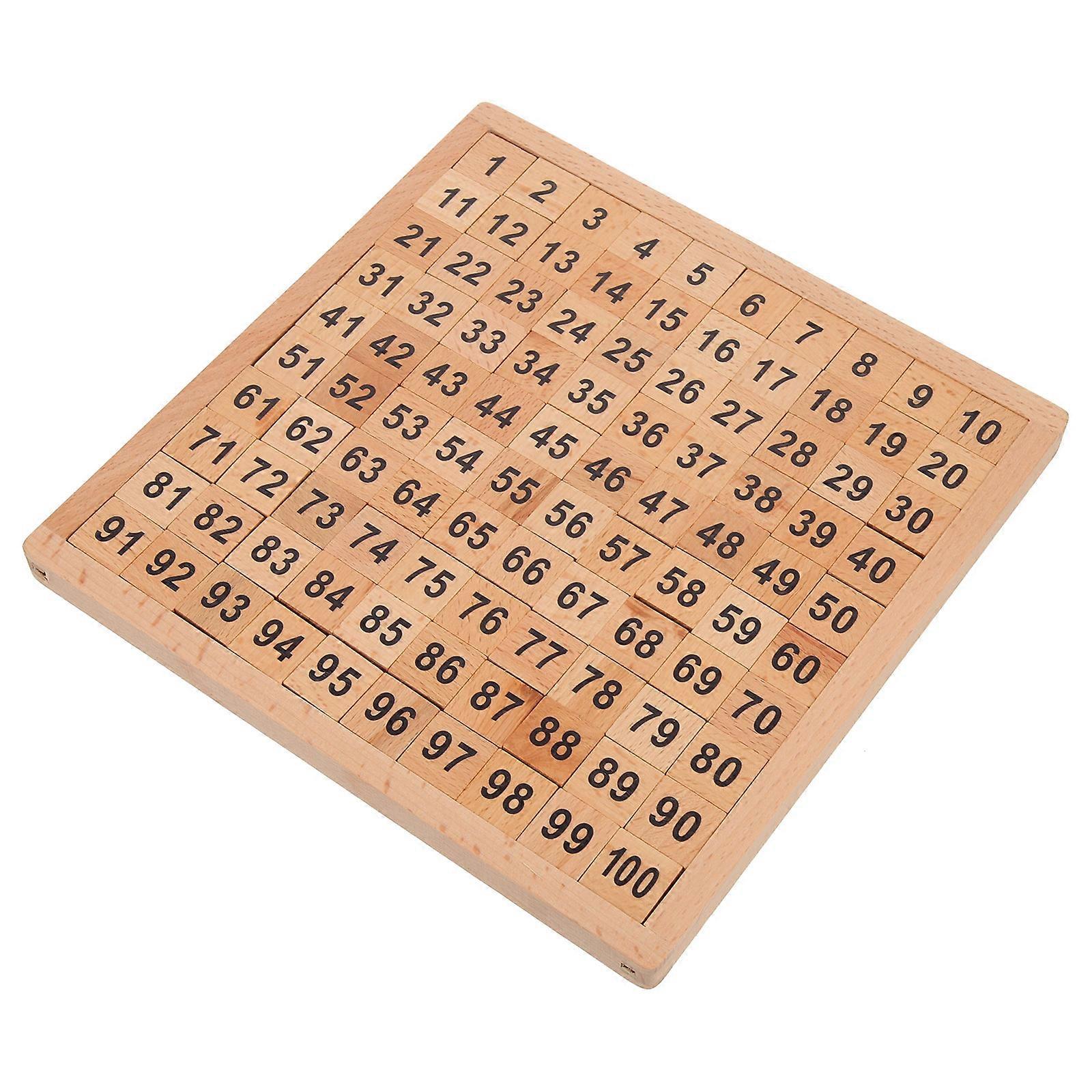 Wooden Math Toy with for Kids Use Featuring Portable Learning