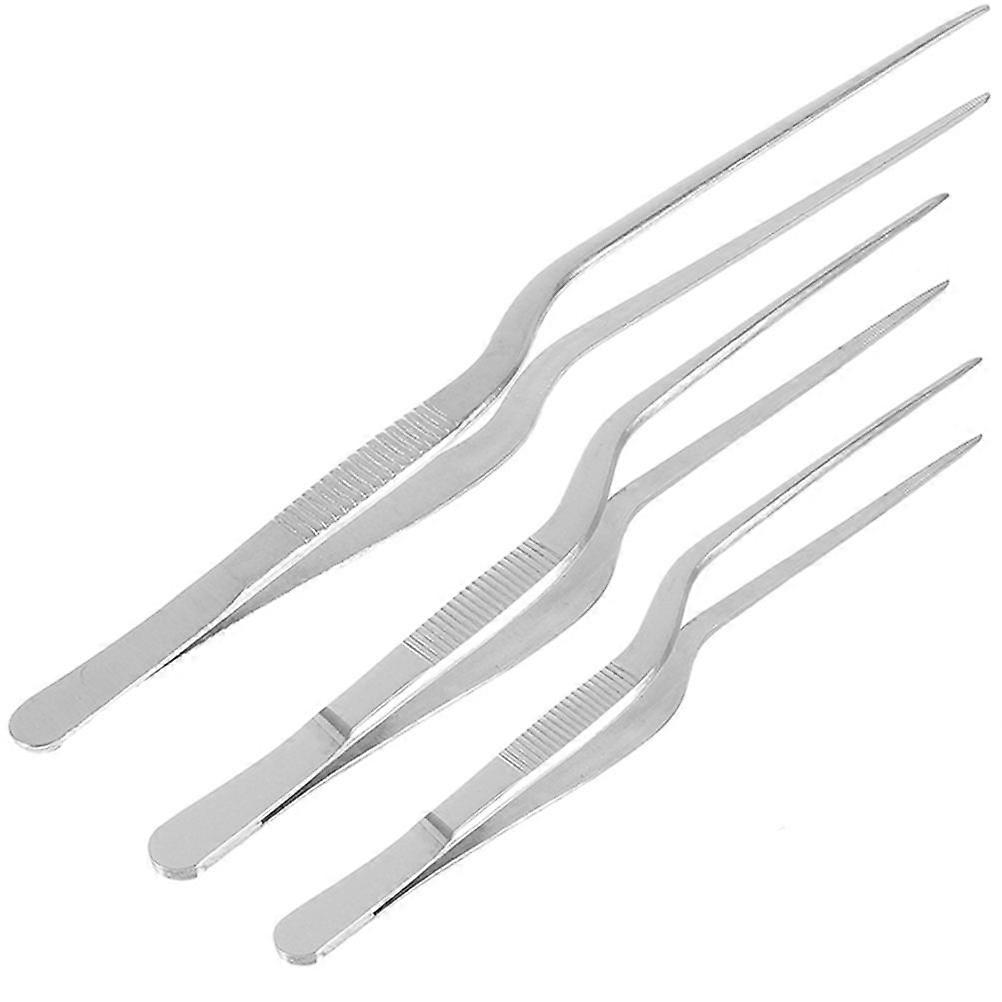 Here's a polished and professional product description for your **3pcs Stainless Steel Food Tweezers with Ergonomic Handles**:
### 3 Pack