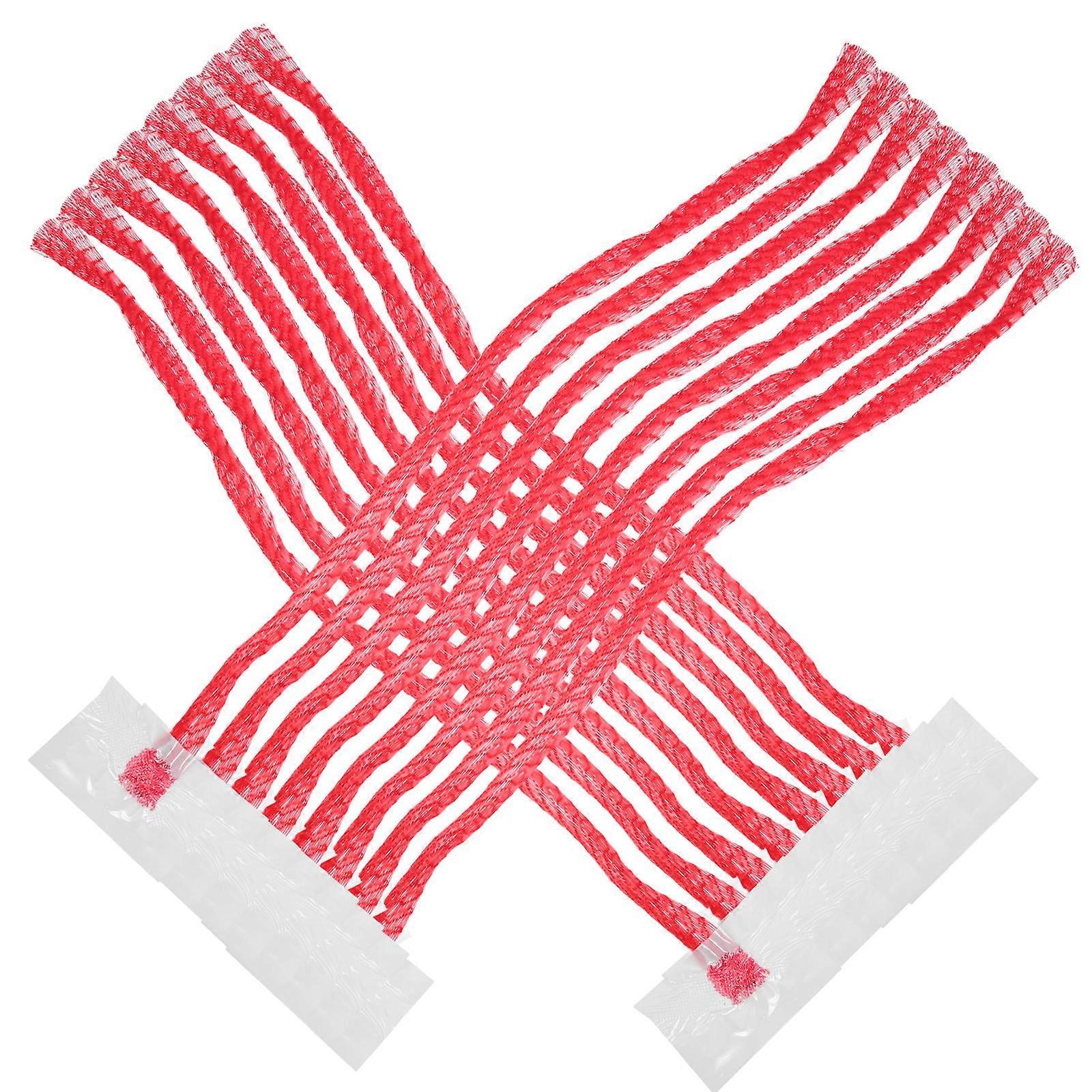 Red Fruit Mesh Bag for Storage 100Pcs Reusable Pe Vegetable Mesh Bags