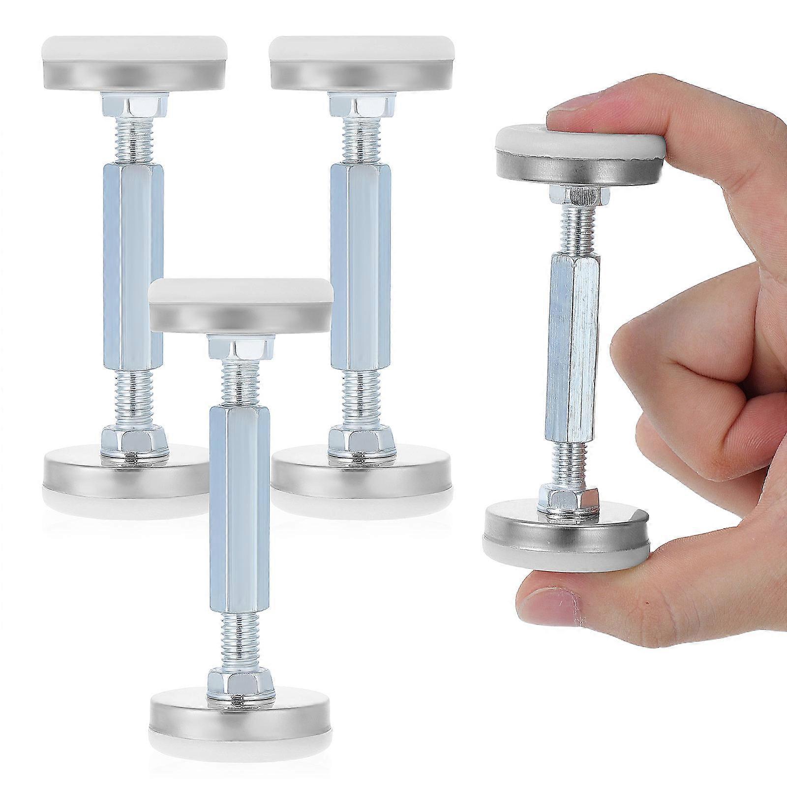 Threaded Headboard Stoppers Adjustable Bed Frame Stabilizer for 4Pcs Use