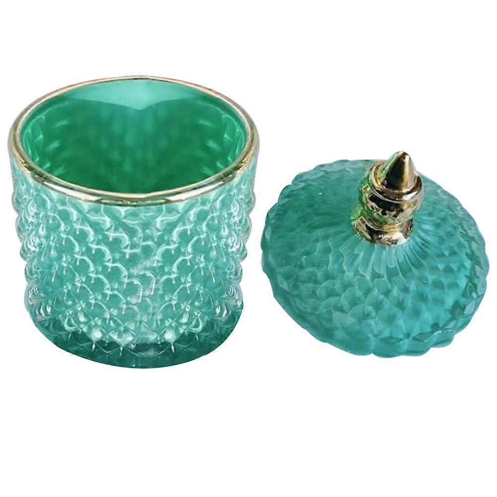 Decorative Glass Storage Jar with Lid for Kitchen Home Organization – Multi Functional Container for Dried Fruits, Snacks, Cookies, and Jewelry