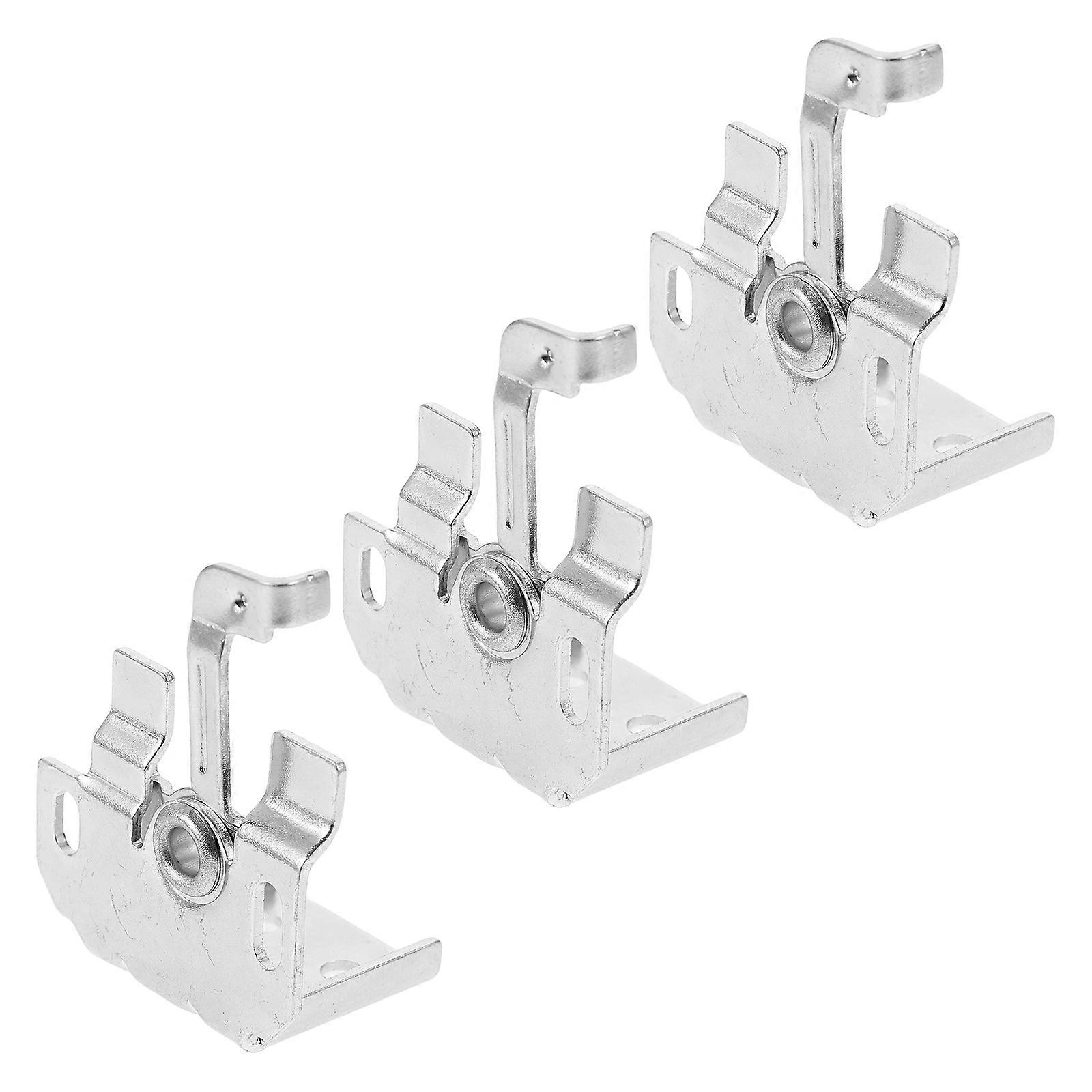 Roller Blind Bracket Kit Top Fixing Clips 3pcs Lightweight Easy Installation Curtain Accessories for Roller Shades Compact Design