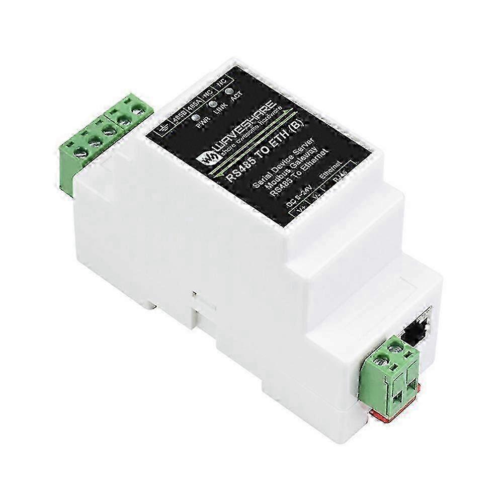 RS485 Serial Port Server RS485 to RJ45 Ethernet TCP/IP to Serial Port Module Rail Type Serial Port