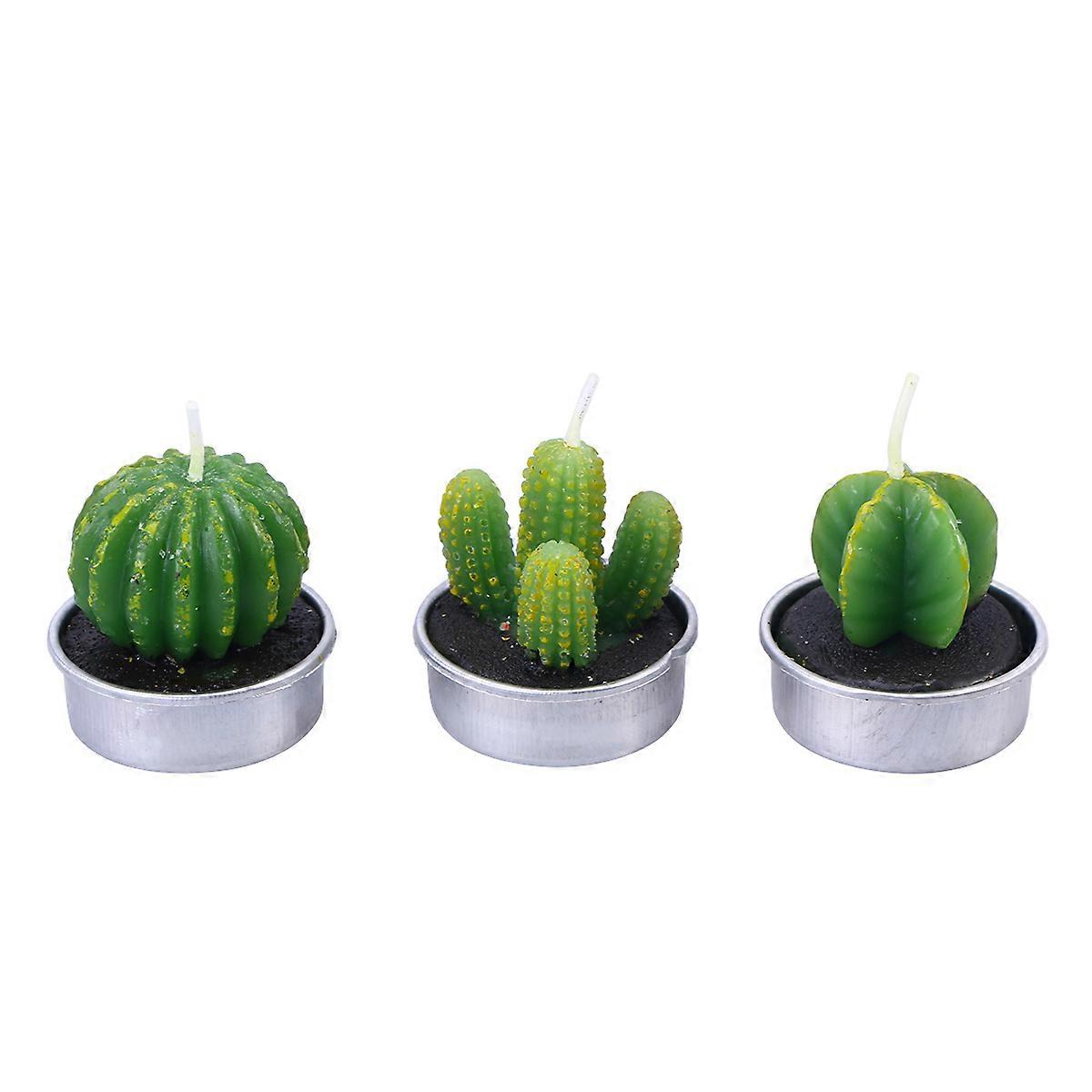 Succulent Themed Candles, Unique Design for Party and Spa Atmosphere,