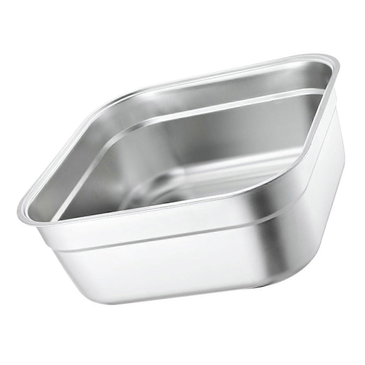 Stainless steel salad bowl, washing drain basket, veggie washing bowl, food container