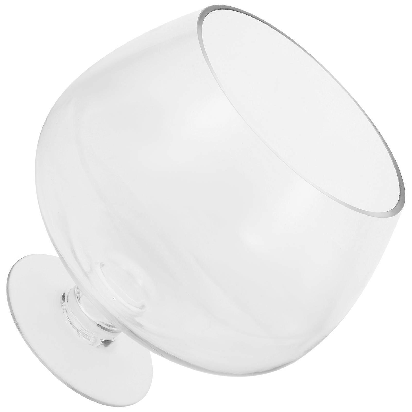 Multi-Function Transparent Betta Tank For Indoor Use And Plant Lovers With Round Shape 1Pcs