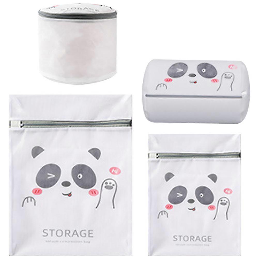 Laundry Mesh Bags 4Pcs Zipper Design For Household Users Baby Clothes Protecting Extend Clothes Life