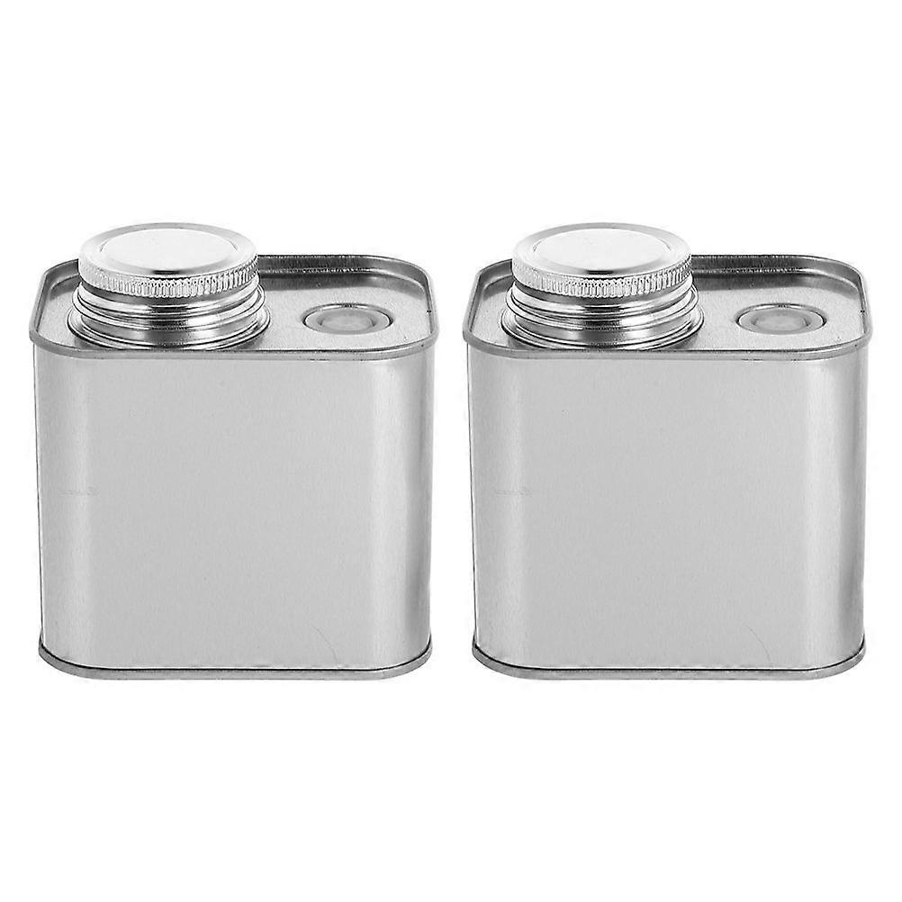 2pcs Sealed Coffee Bean Storage Jars, Tinplate Containers with Airtight Design and Exhaust Valve for Tea, Sugar
