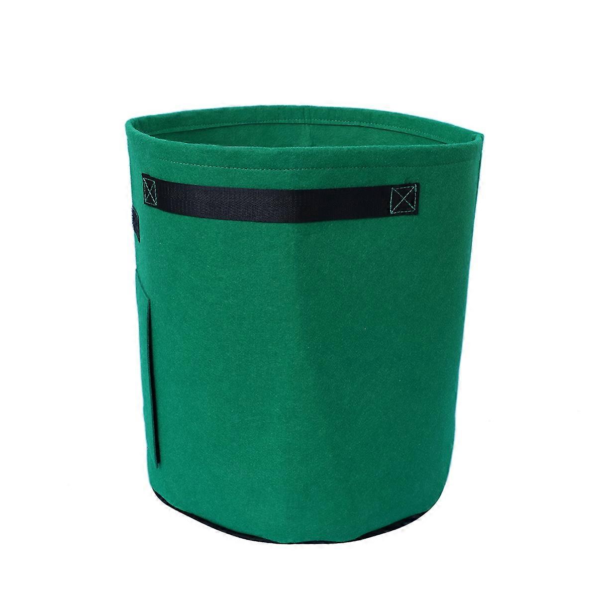 Plant Grow Bags in Nonwoven Fabric with Sturdy Handle and Access Flap for Potatoes Carrots Onions Medium Size