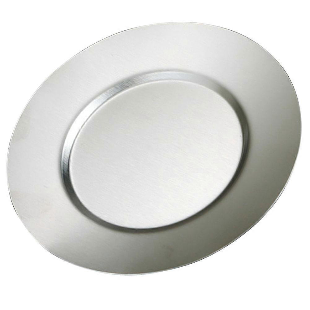 Dishwasher Safe Stainless Steel Food Plate Ideal For Children Household Use During Dinner And Picnic 5.74X5.74X0.39in 1Pack