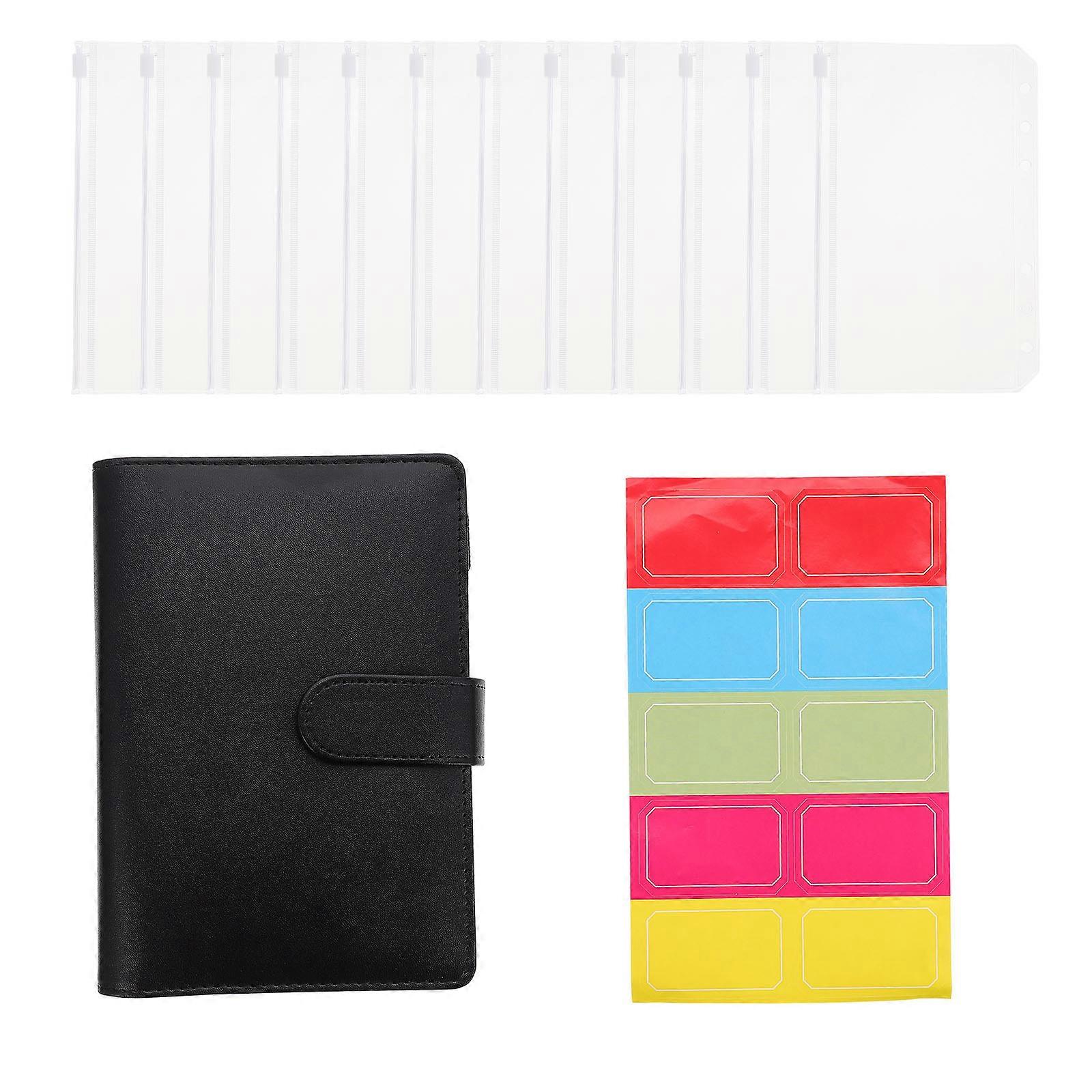 Cash Wallet Set For Household Use And Financial Recording Made Of Black PU Plus ABS Incorporating Privacy Protection 1 Set