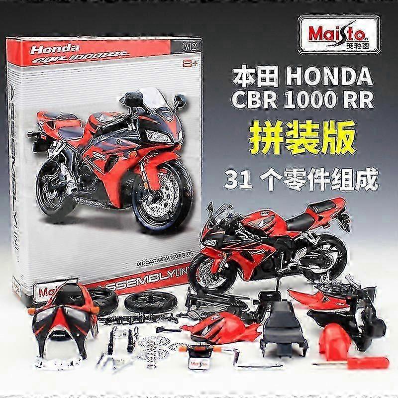 2025 Maisto 1:12 Honda Cbr1000rr 組み立て済み合金オートバイ モデル オートバイ モデル組み立て済み DIY おもちゃツール