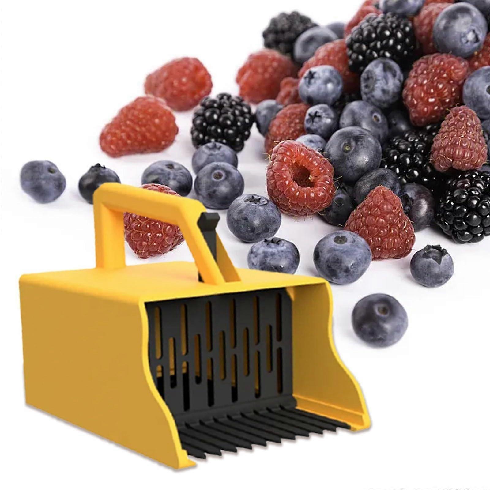 Berry Picker For Blueberries And Other Wild Berries, Ergonomic BPA-Free Handle, No Sharp Edges, Garden Tool