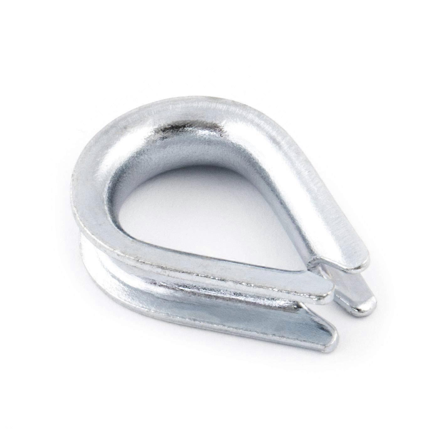 20 pc/s stainless steel wire rope thimble 4mm AISI 316, V4A