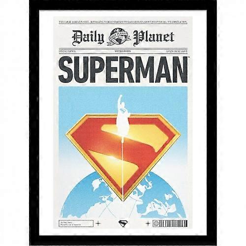 Affiche encadrée Superman Daily Planet