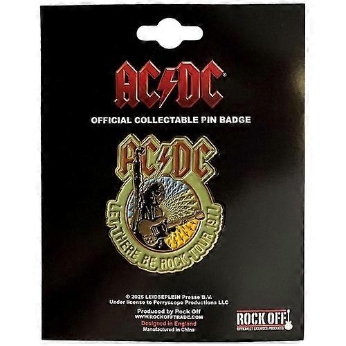 AC/DC Let There Be Rock Tour '77 Pin Badge